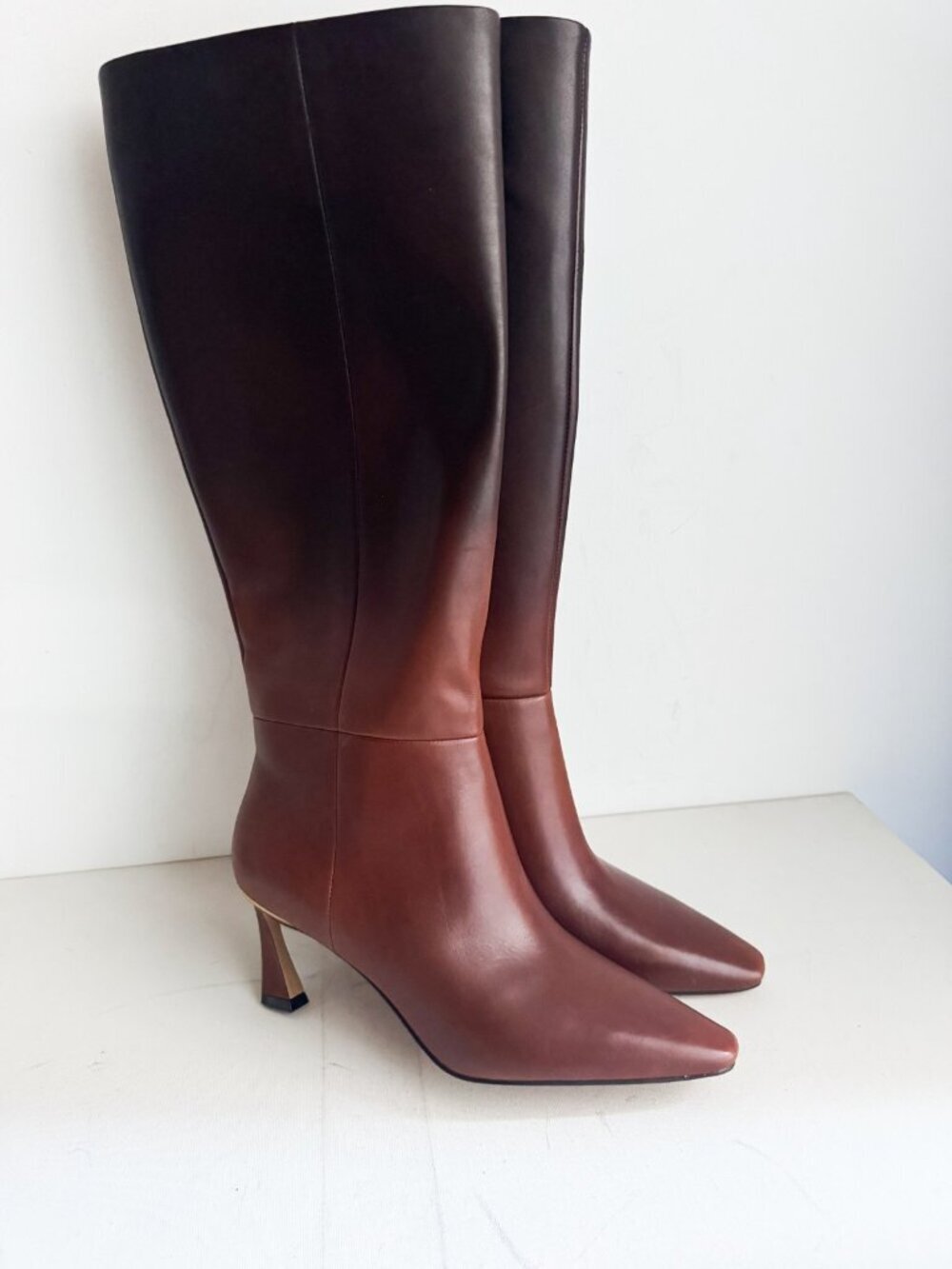 Vince Camuto Sutton Ombré Brown Bronze Knee High Boot 9.5